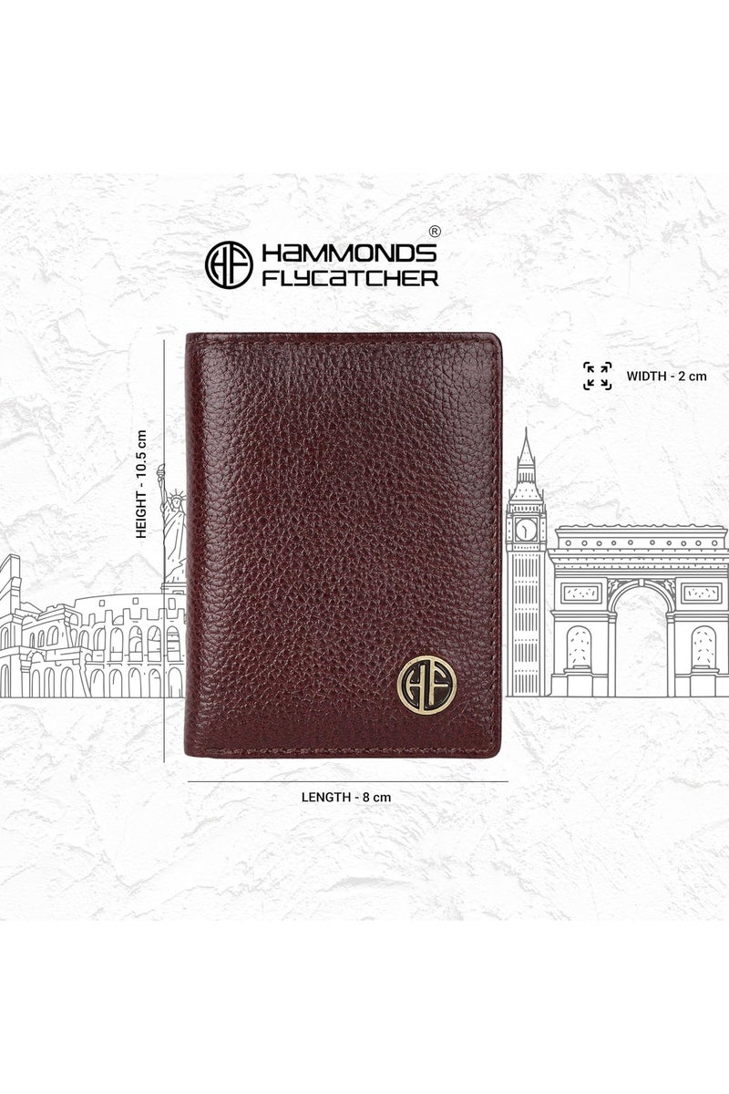 HAMMONDS FLYCATCHER Leather Unisex Card Holder, Brown, 8 Cm X 2 Cm X 10.5 Cm  - Image 5