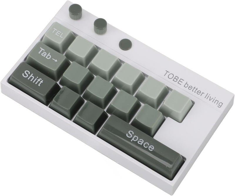 Eujgoov Mechanical Keyboard Ornaments, Computer Ornament Luminous Display with Number Stickers Innovative Design, Changing Numbers, Luminous (#4) - Image 2