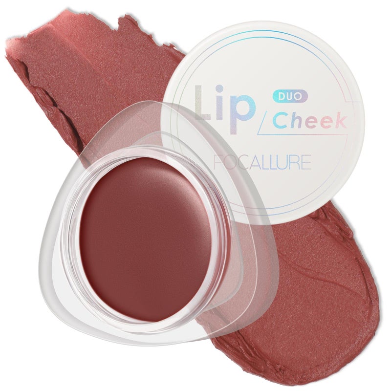 FOCALLURE FOCALLURE Velvethazy Matte Cheek Lip Mud Dualuse For Lips And Cheek Lip Clay High Pigment Lipstick Blush Lasting Lip Tint