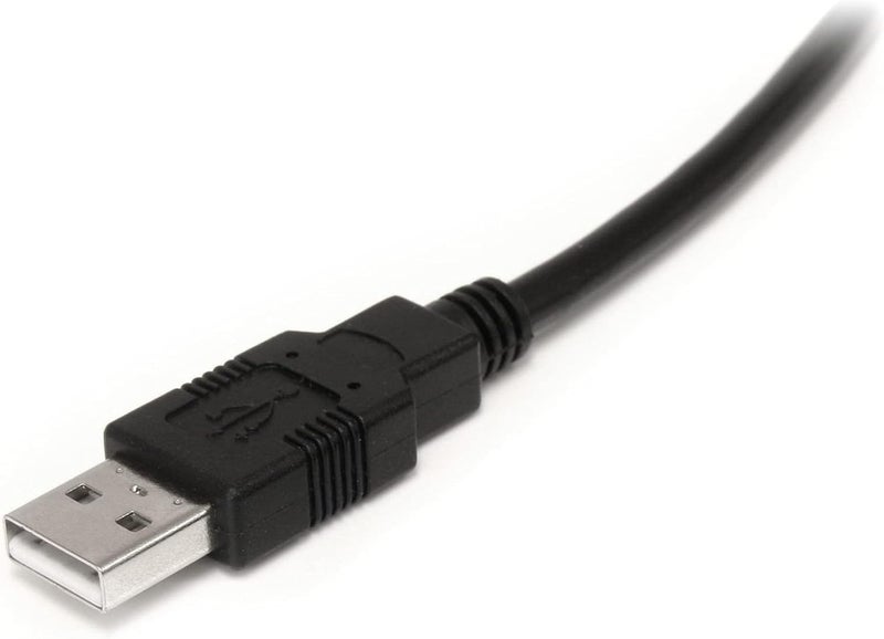 StarTech.com 30 ft Active USB A to B Cable - M/M - Black USB 2.0 Printer Extension Cable - Image 2