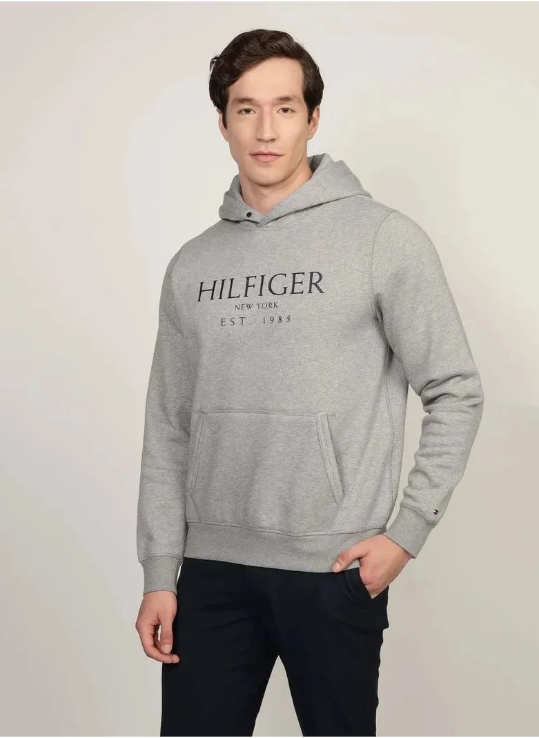 TOMMY HILFIGER Logo Pocket Detail Hoodie