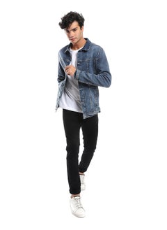 Andora Full Buttoned Casual Denim Jacket_ Blue Jeans  - Image 2