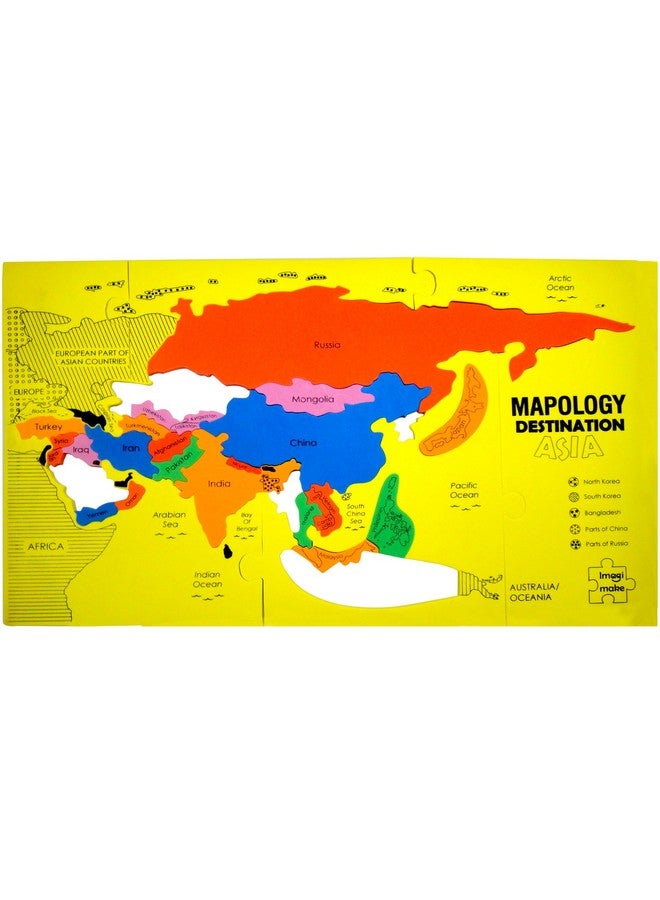 Imagimake Mapology: Destination Asia Map Puzzle - Image 1