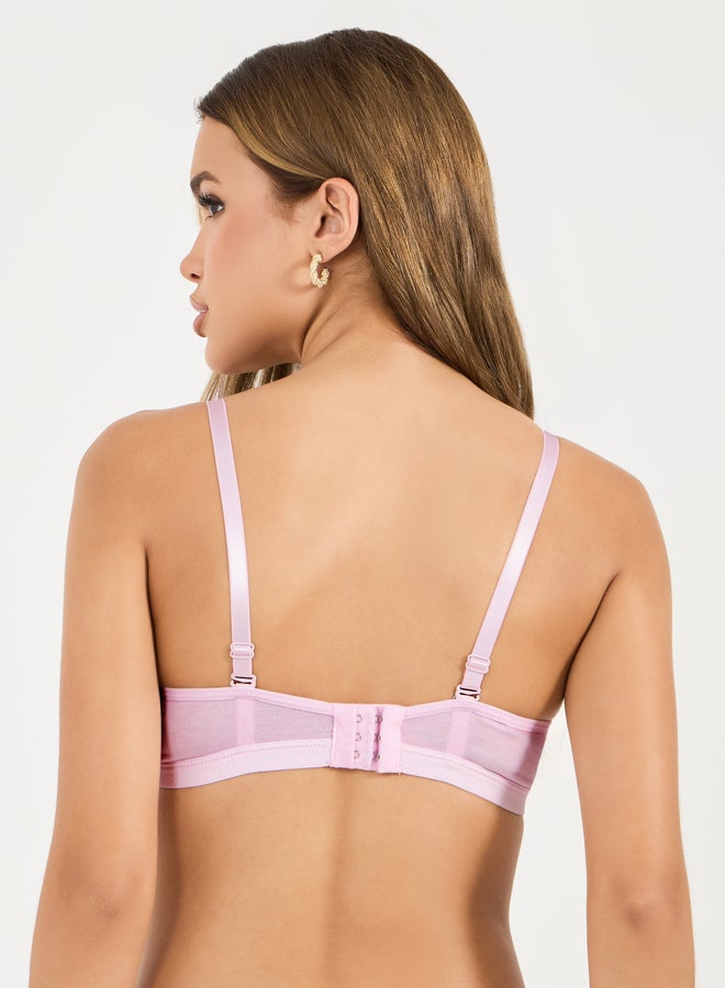 Styli Pack of 2 - Padded Non Wired Comfort T-Shirt Bra - Image 5