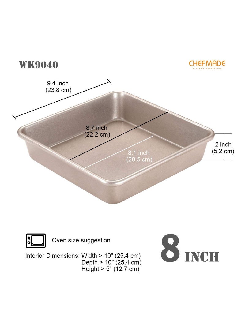 شيف ميد قالب كيك مربع 9 بوصة - Image 2