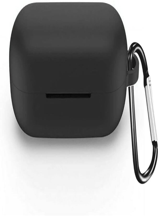 USTIYA USTIYA Case for Huawei Freebuds Se Protective Silicone Case with Keychain Cover (Black) 