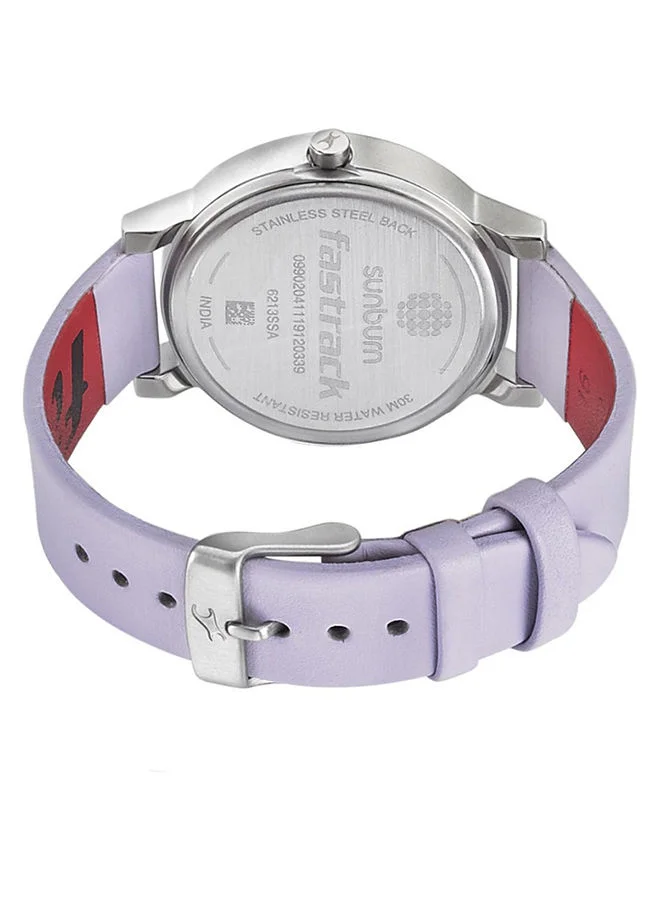 fastrack Leather Analog Wrist Watch 6213SL02