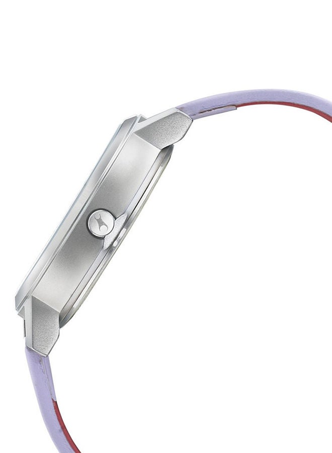 فاستراك ساعة يد جلدية تناظرية - Image 4