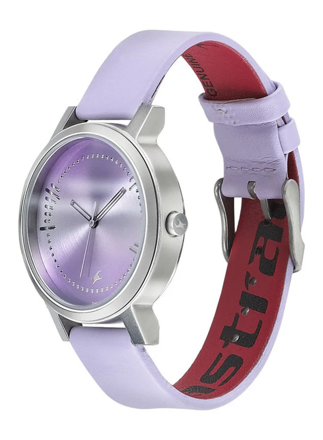 fastrack Leather Analog Wrist Watch 6213SL02