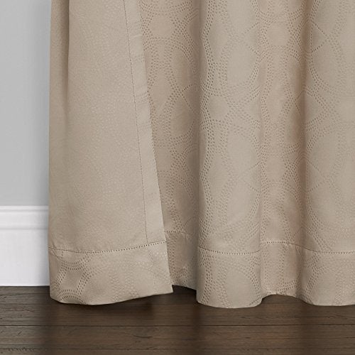 Eclipse Blackout Curtains for Bedroom - Kingston 52"" x 84"" Insulated Darkening Single Panel Grommet Top Window Treatment Living Room  Navy - Image 3