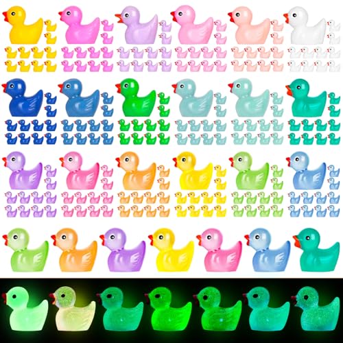 selizo 180Pcs Mini Resin Ducks Tiny Duck for Micro Landscape Fairy Garden Dollhouse Ornament for Hide and Seek Prank Party Favors DIY Decoration - Image 1