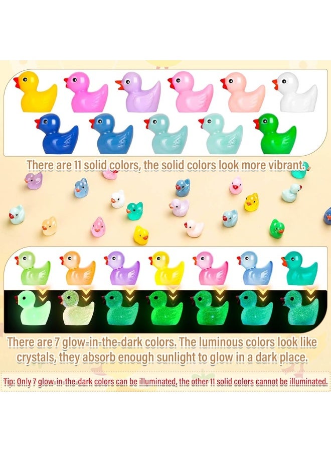 selizo 180Pcs Mini Resin Ducks Tiny Duck for Micro Landscape Fairy Garden Dollhouse Ornament for Hide and Seek Prank Party Favors DIY Decoration - Image 5