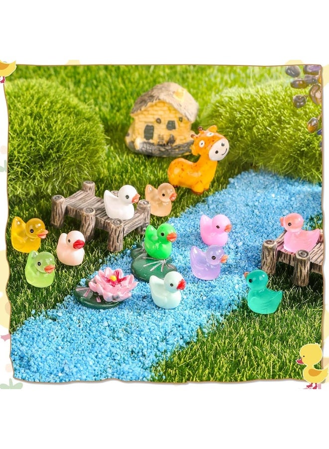 selizo 180Pcs Mini Resin Ducks Tiny Duck for Micro Landscape Fairy Garden Dollhouse Ornament for Hide and Seek Prank Party Favors DIY Decoration - Image 3
