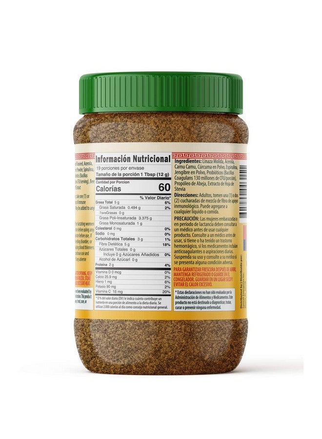 Sanar Naturals Sanar Naturals Immune Support Flaxseed, 8 oz - Vitamin C, Fiber, and Omega 3 Digestive Supplement - Energy Booster, Diet Management - Non-GMO, Gluten Free - Image 2