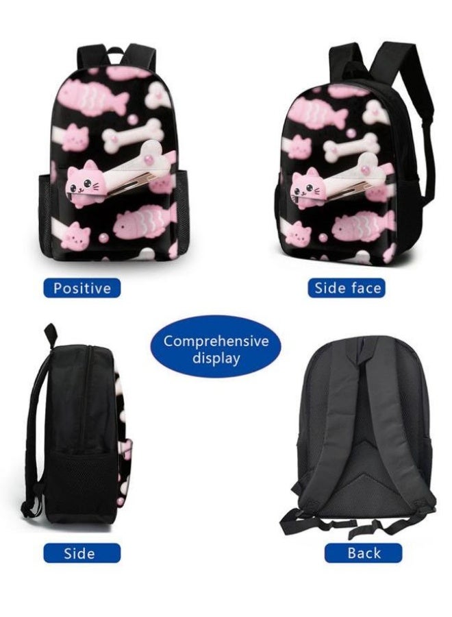 Bright Li Fire Cute cartoon bag set | shoulder + handbag + stationery bag | school season/holiday gift hot recommendation  - Image 3