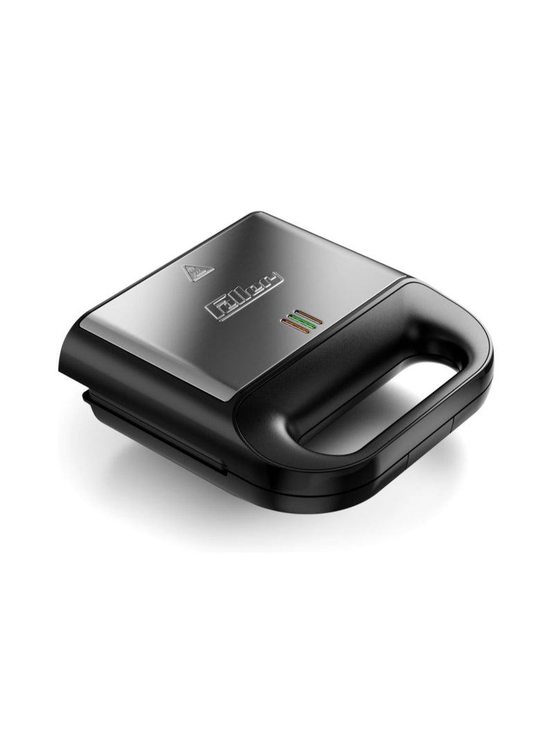 Feller Germany 750W 2 Slice Sandwich Maker, Non-Stick DuPont Coating, Auto Temperature Control, 3 Indicator Lights, Cool-Touch Handle, Easy to Clean, 2-Year Guarantee SM200 UAE - Image 1