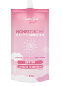 Transformed Skin HONSETGLOW DAILY SUNSCREEM SPF 50 50g  - Image 1