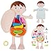 June Garden دمية لوسيوس القابل للإزالة من الأعضاء البشرية - لعبة تعليمية ناعمة للأطفال - Image 2