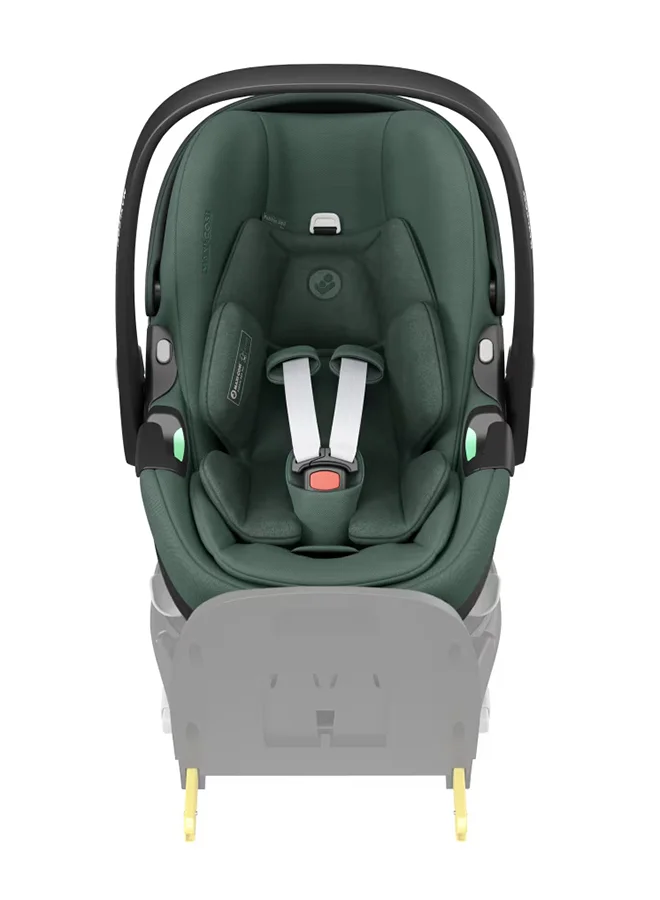 ماكسي كوزي Pebble 360 Pro Infant Car Seat, Easy-in Harness, G-Cell Side Impact Protection, One-Hand Flexispin Rotation, 0 - 15 Months, Essential Green, 2 Year Warranty
