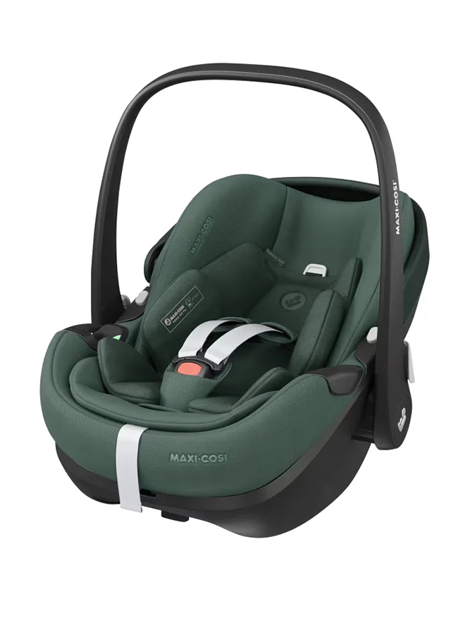 ماكسي كوزي Pebble 360 Pro Infant Car Seat, Easy-in Harness, G-Cell Side Impact Protection, One-Hand Flexispin Rotation, 0 - 15 Months, Essential Green, 2 Year Warranty