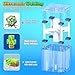 Gooidea 150 Magnetic Blocks Magnet Building Craft STEM Constructions Toy Sensory Stacking Cubes Kids Toys Holiday Birthday Gifts for Boys Girls Age 46 57 48 812 Jungle Adventure Playset - Image 4