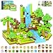 Gooidea 150 Magnetic Blocks Magnet Building Craft STEM Constructions Toy Sensory Stacking Cubes Kids Toys Holiday Birthday Gifts for Boys Girls Age 46 57 48 812 Jungle Adventure Playset - Image 2