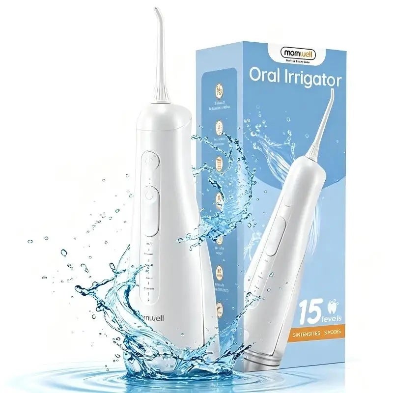 Mornwell F42 Water Dental Flosser IPX7 Waterproof 5 Modes 3 Pressure Irrigate for Oral Care Cleaning Teeth Effectively - Image 2