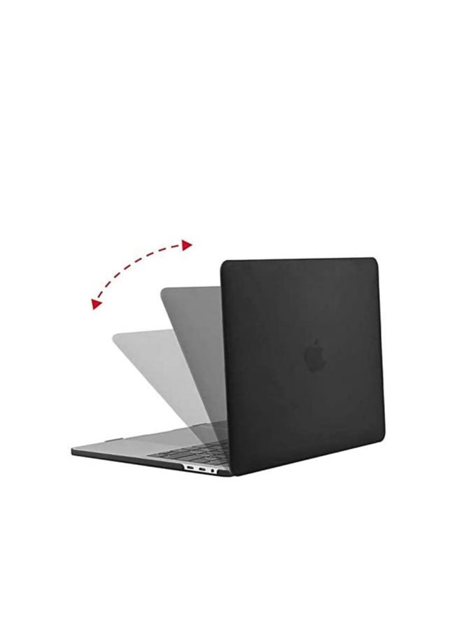 Generic Laptop Hard Shell Case for Mac Air 13.6 inch A3240 M4 Chip 2025/A3113 M3 Chip 2024/ A2681 M2 Chip 2022 Released, Matte Black  - Image 1