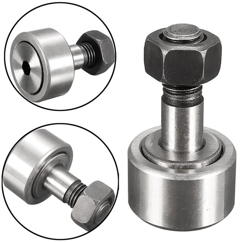 KR22/CF10 22mm roller diameter bolt type needle roller cam follower bearing 4-piece set (suitable for machine tool guide rail, 3D printer) - Image 4