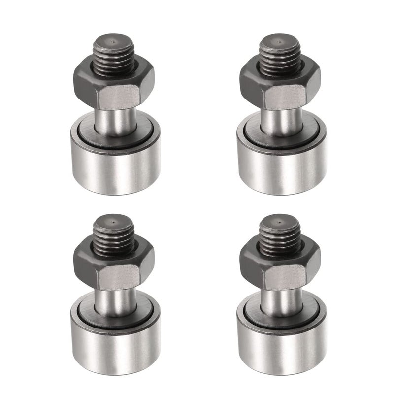 KR22/CF10 22mm roller diameter bolt type needle roller cam follower bearing 4-piece set (suitable for machine tool guide rail, 3D printer) - Image 1