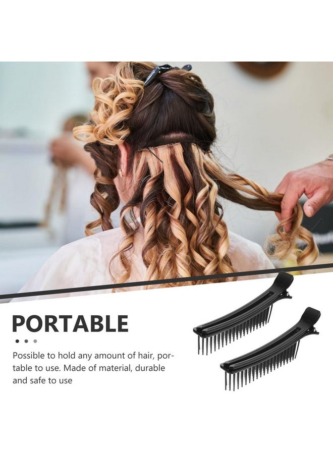 Beaupretty Beaupretty 2pcs Hair Stylist Nonslip Hair Clips Comb for Professional Salon Home Styling Sectioning Haircuts Dying Hair DIY Accessories  - Image 5