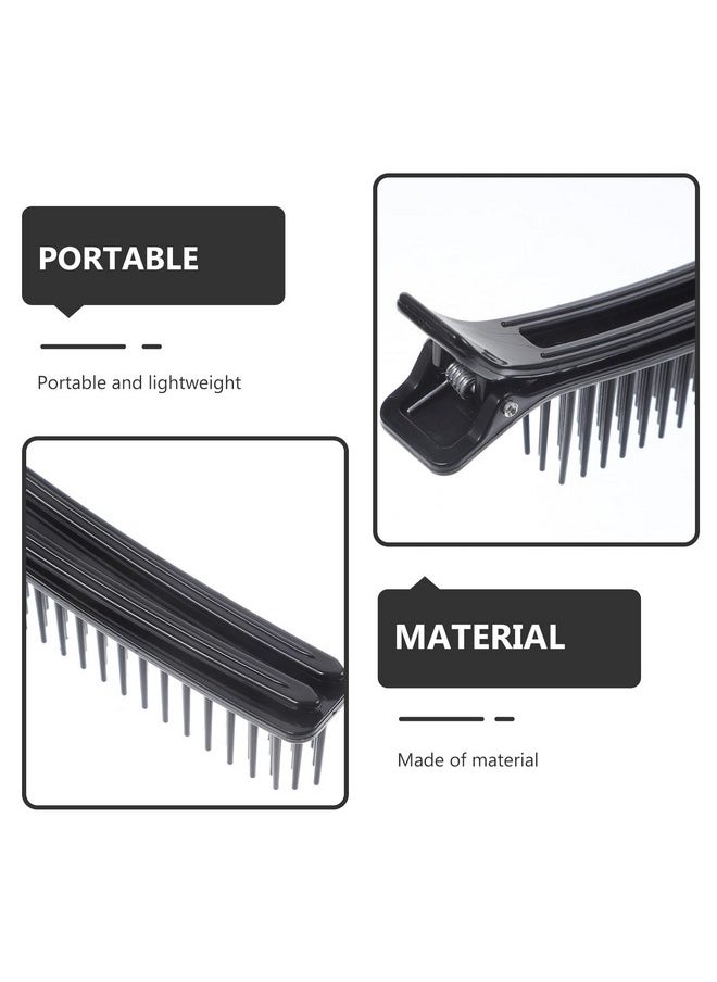 Beaupretty Beaupretty 2pcs Hair Stylist Nonslip Hair Clips Comb for Professional Salon Home Styling Sectioning Haircuts Dying Hair DIY Accessories  - Image 4