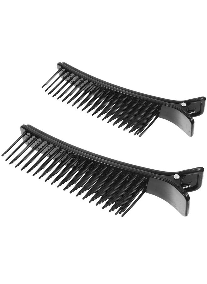 Beaupretty Beaupretty 2pcs Hair Stylist Nonslip Hair Clips Comb for Professional Salon Home Styling Sectioning Haircuts Dying Hair DIY Accessories  - Image 1