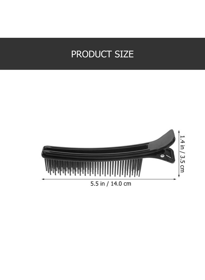 Beaupretty Beaupretty 2pcs Hair Stylist Nonslip Hair Clips Comb for Professional Salon Home Styling Sectioning Haircuts Dying Hair DIY Accessories  - Image 2