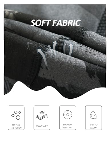 ZOOSIXX High Waisted Leggings for Women - Tummy Control Soft Opaque Printed Pants with Camo, Leopard for Workout Skating - Image 4