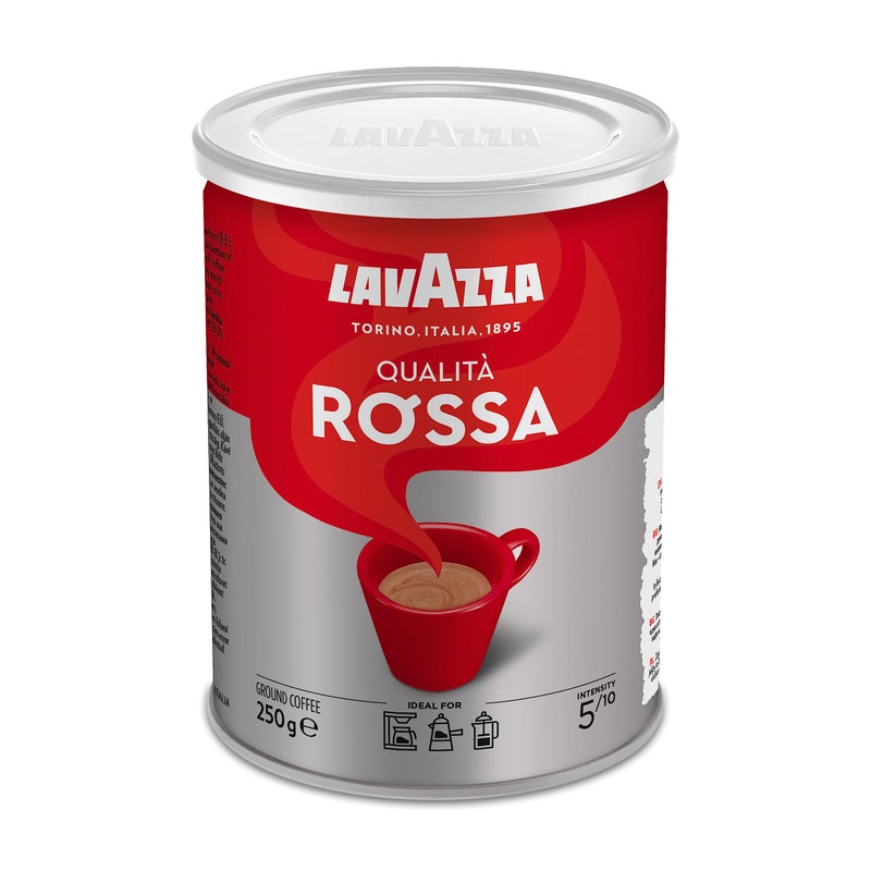 Lavazza قهوة لافازا كواليتي روسا مطحونة، علبة 250 جرام - Image 1