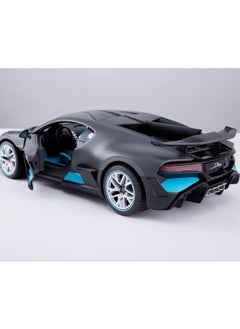 راستار سيارات التحكم عن بعد بمقياس 1/14 مرخصة رسميًا من سلسلة RC Bugatti Divo، لعبة هواية سباق رياضية كهربائية نموذج سيارة للأولاد والبنات المراهقين والكبار هدية - رمادي  - Image 3