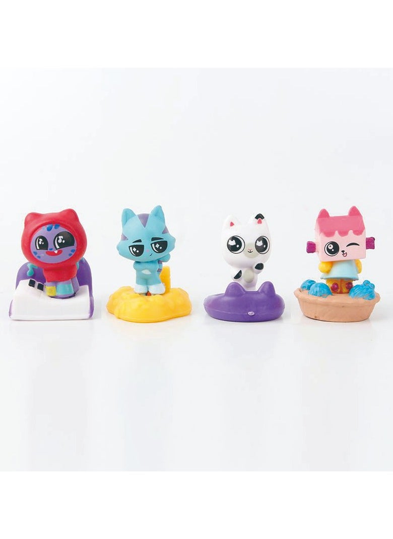 Dollhouse مجموعة ألعاب مفاجئة من 10 قطع من Dollhouse Surprise Playsets مع دمية Gabby Doll 9 Cats Toy Doll Surprise Toy للأولاد والبنات من سن 3 سنوات فما فوق  - Image 2