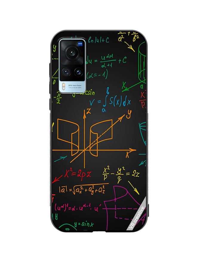 VR CREATIVE Protective Case Cover For Vivo X60 Math Design Multicolour - Image 1