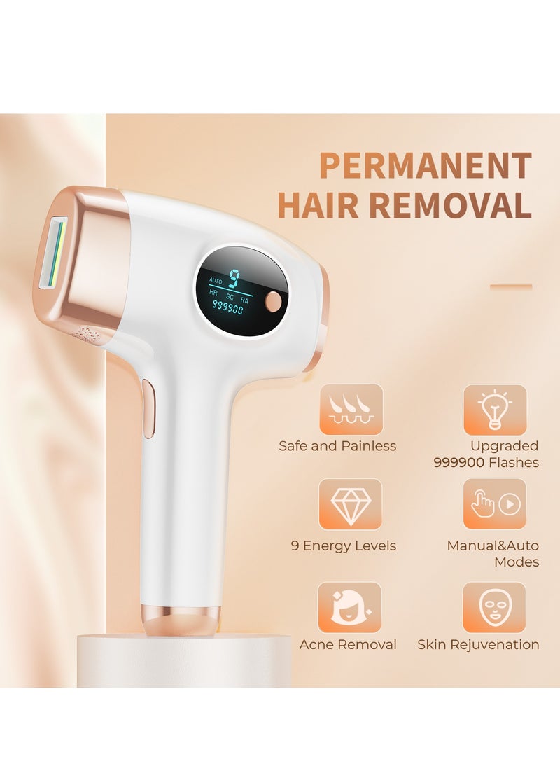 JOOYEE IPL Hair Removal 999900 Flashes Laser Paliness Hair Remover Women Men,9 Energy Gears,Home Whole Body Treament Device - Image 2