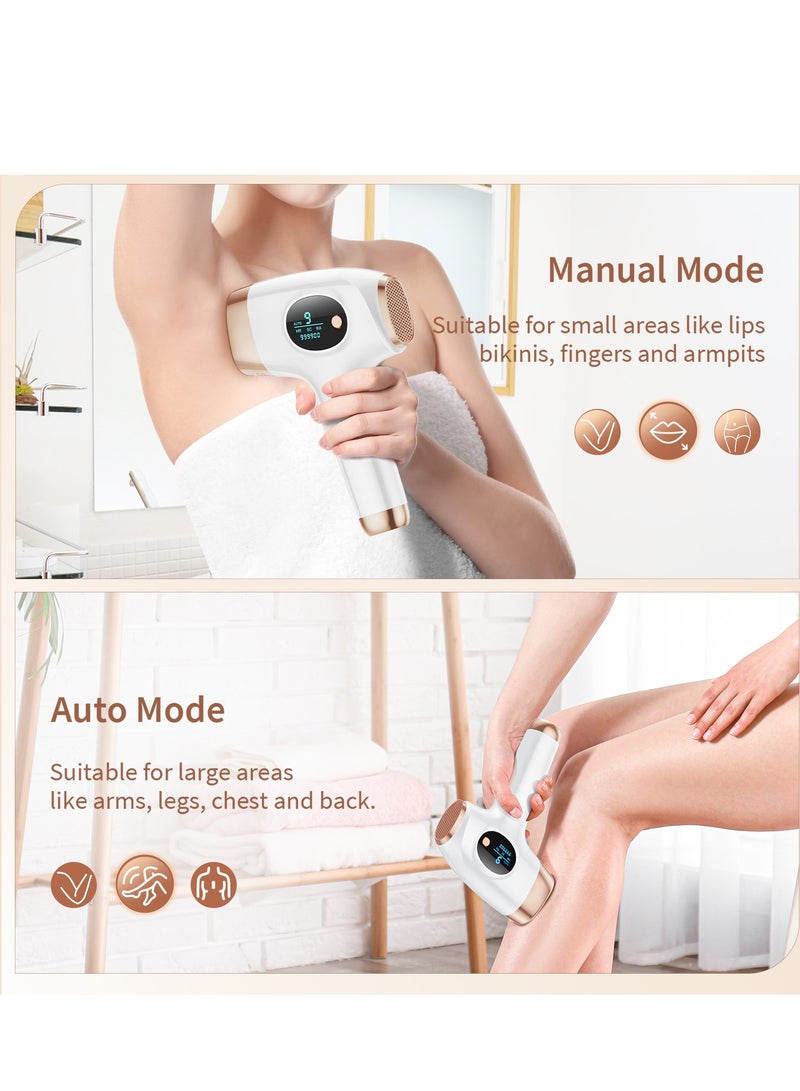 JOOYEE IPL Hair Removal 999900 Flashes Laser Paliness Hair Remover Women Men,9 Energy Gears,Home Whole Body Treament Device - Image 5