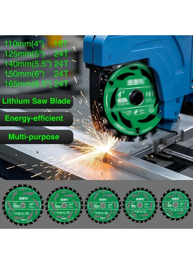 4 Inch 18T Circular Saw Blade For Aluminum Wood PVC Energy Saving Tungsten Carbide - Image 1