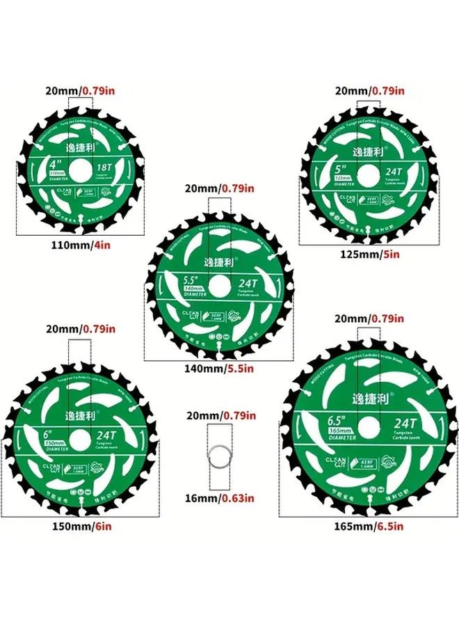 4 Inch 18T Circular Saw Blade For Aluminum Wood PVC Energy Saving Tungsten Carbide - Image 3