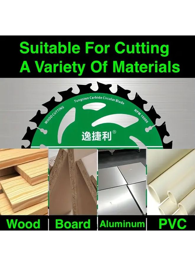 4 Inch 18T Circular Saw Blade For Aluminum Wood PVC Energy Saving Tungsten Carbide - Image 4