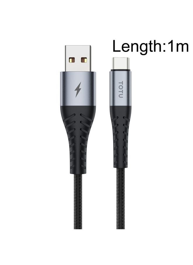 توتو TOTU BT-010 سلسلة USB صعبة إلى النوع C شحن الكابل طول كابل: 1M  - Image 1