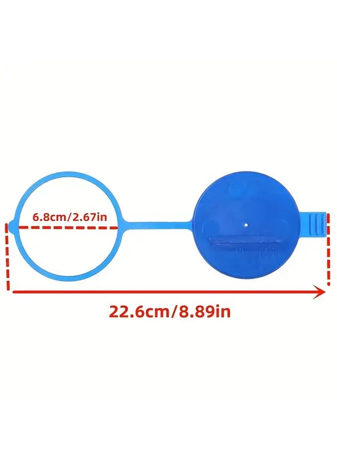 Blue Car Windshield Wiper Washer Fluid Reservoir Tank Cap OEM Durable Leak Proof Design - Image 2