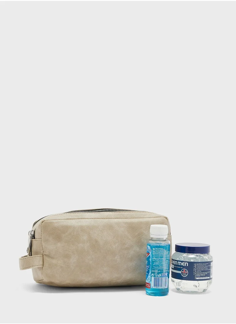 روبرت وود Dual Compartment Travel Toiletry Bag