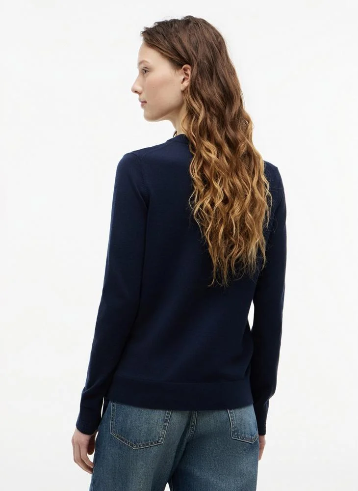 Tommy Hilfiger Fine Knit Jersey Crew Neck Jumper