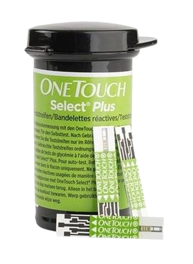 One Touch 50-Piece Select Plus Blood Glucose Testing Stripes - Image 2