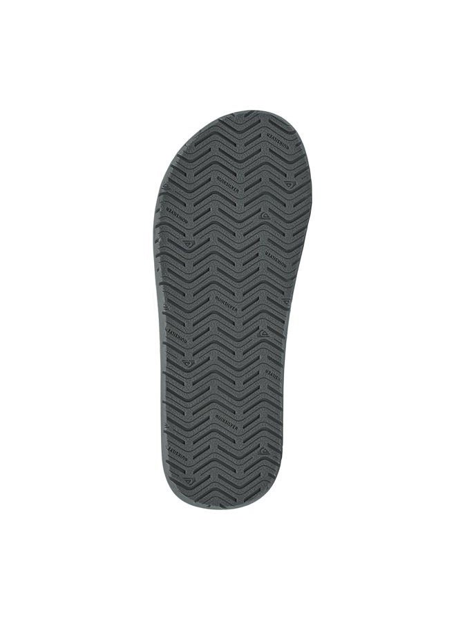 QUIKSILVER Men's Monkey Wrench 3 Point Flip Flop Athletic Sandal, Grey/Black46 EU - Image 5